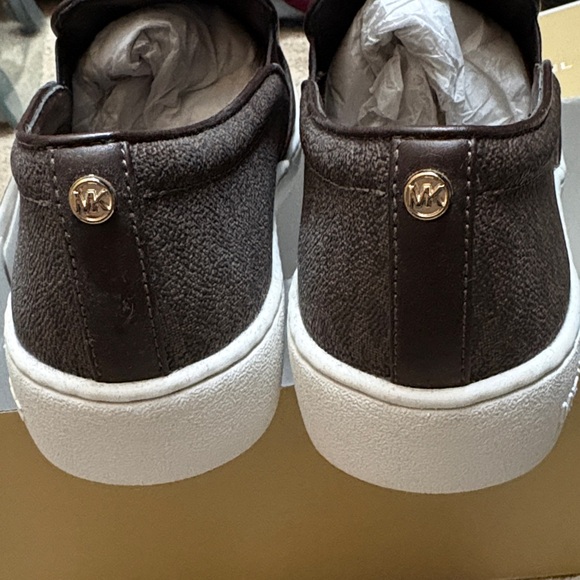 Michael Kors Brown Slip-On Flats - Picture 3 of 5